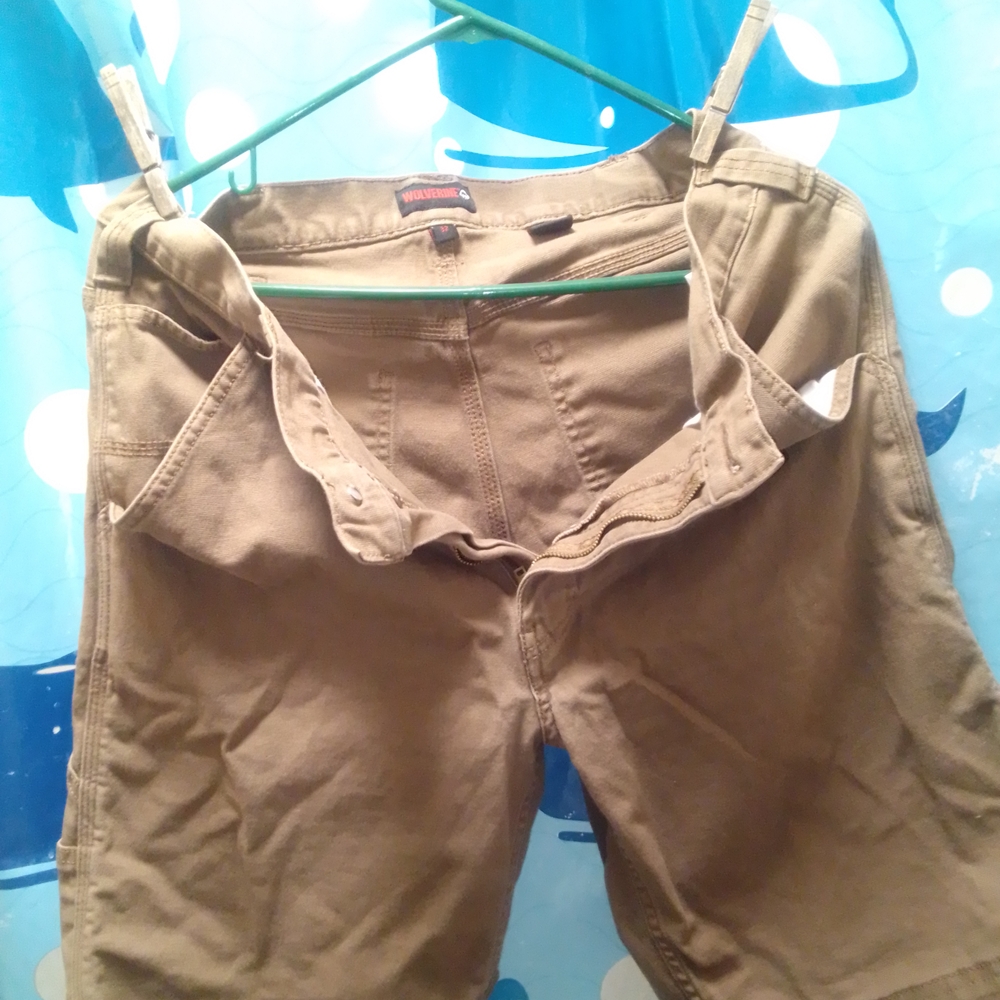 Wolverine Men's Flat Front Shorts - Olive